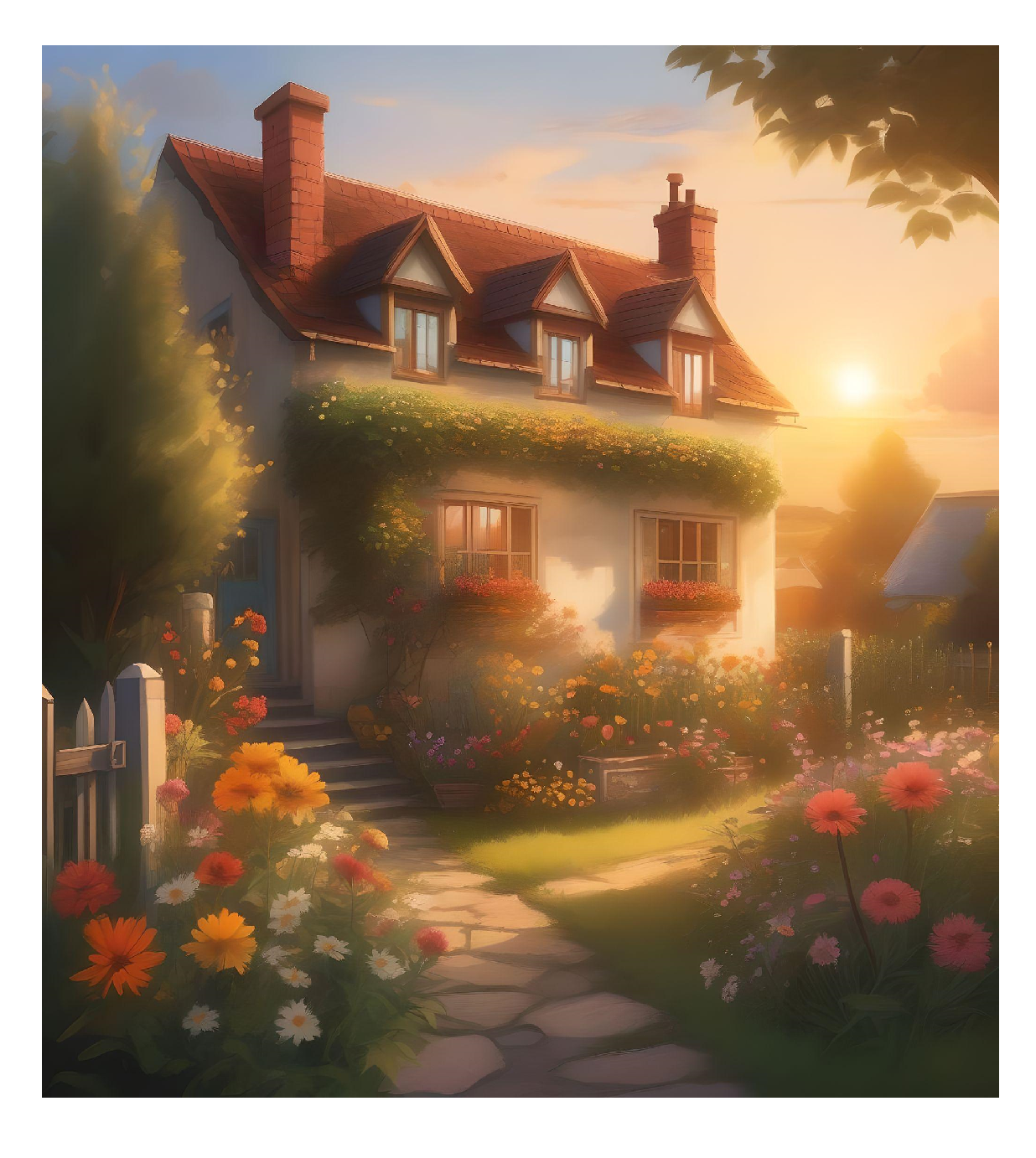 Happy Place Poster Frame - Beautiful Home