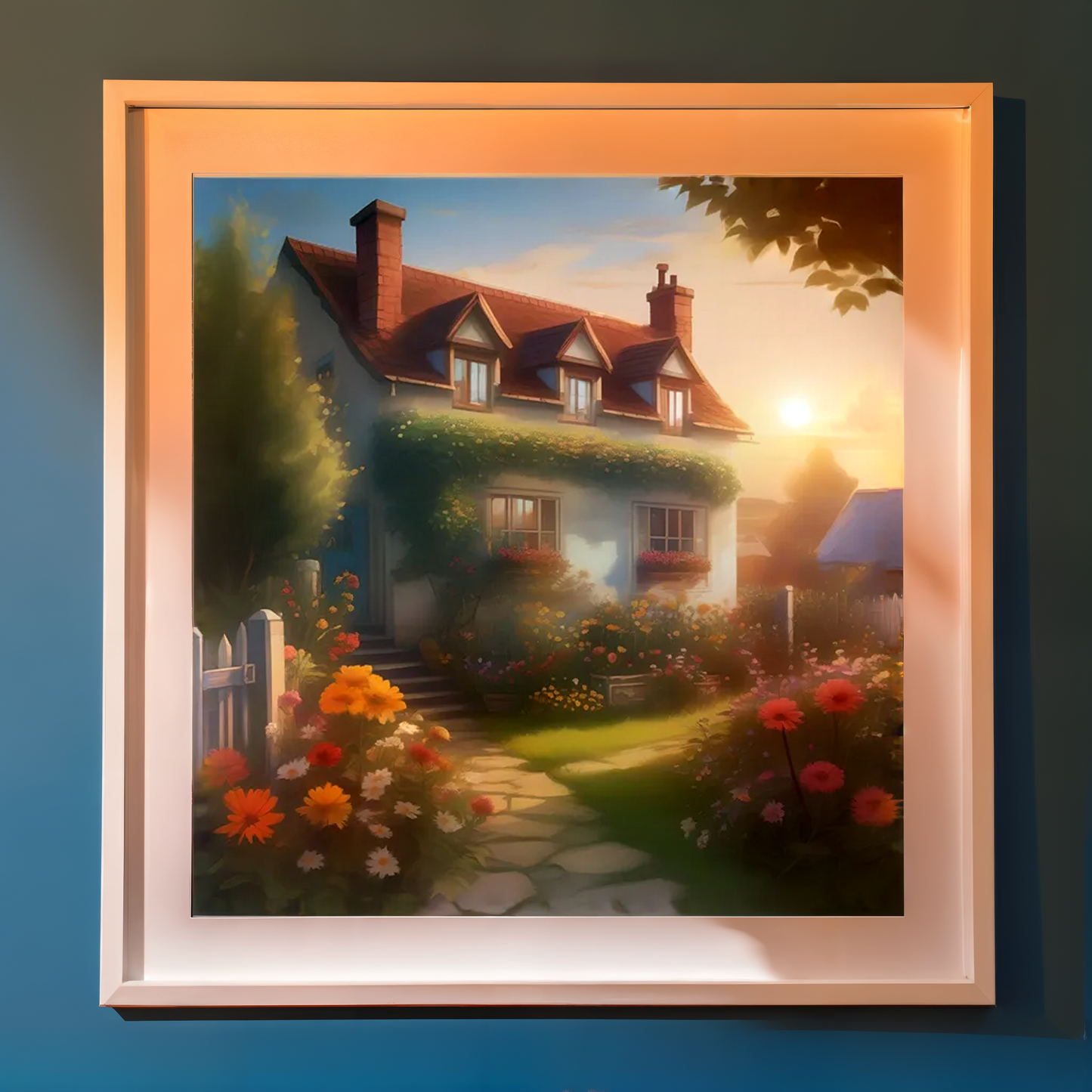 Happy Place Poster Frame - Beautiful Home