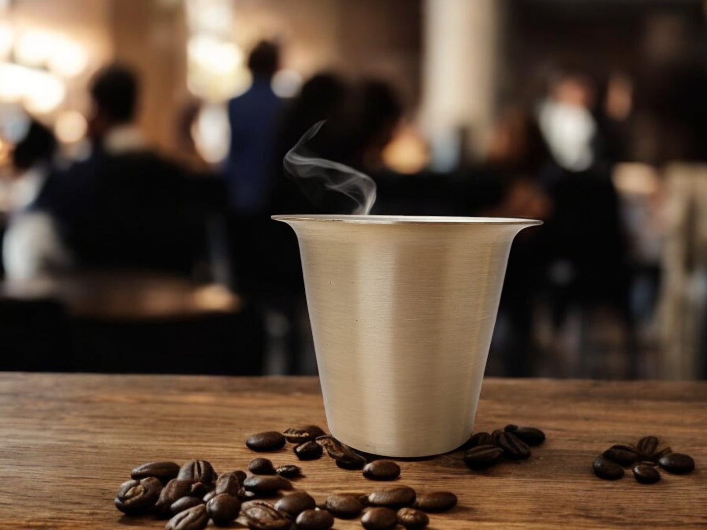 Brass Glass and Davara Set of two - Matte Finish